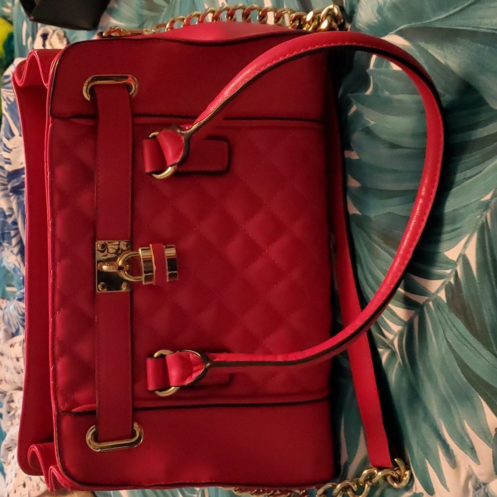 Pink Quilted Purse